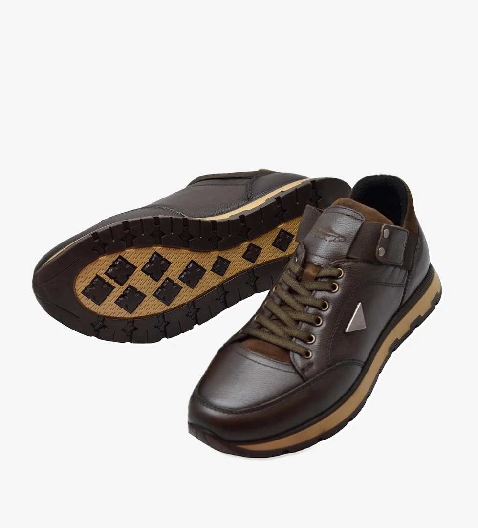 TAB2055 Tam Ortopedik Taban %100 Hakiki Deri Erkek Ayakkabı Kauçuk Kaymaz Taban - Görsel 1