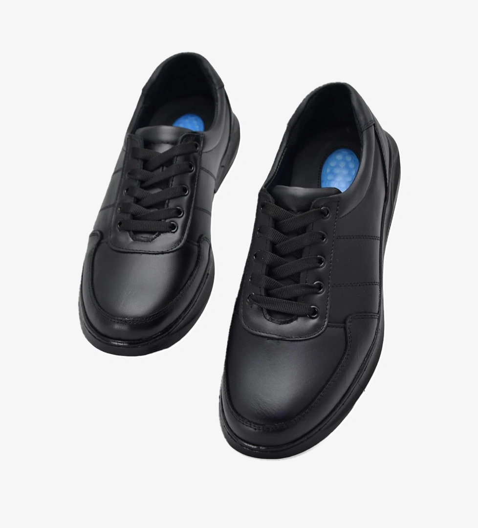 Ayakkabı Burada TAB502 Ortopedik Topuk Masajlı Hakiki Deri Erkek Ayakkabı Bağcıklı model görseli