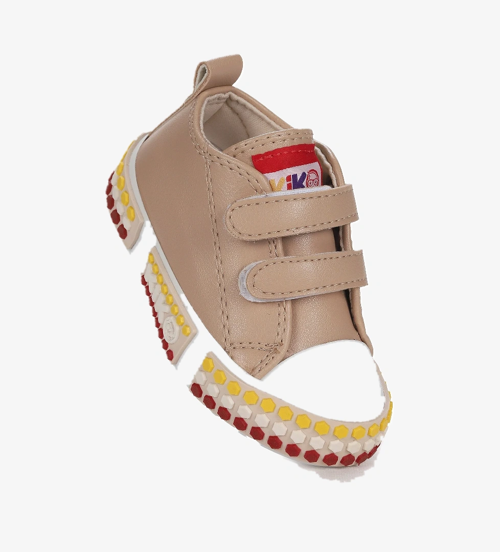 Kach Cırtlı Kız Çocuk Günlük Spor Ayakkabı Ten