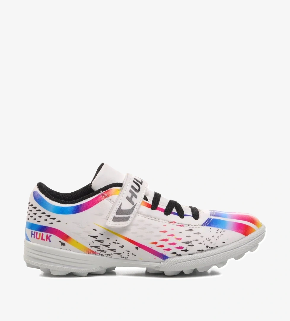 Hulk 129-F Beyaz Çocuk Halı Saha Ayakkabısı - Görsel 1