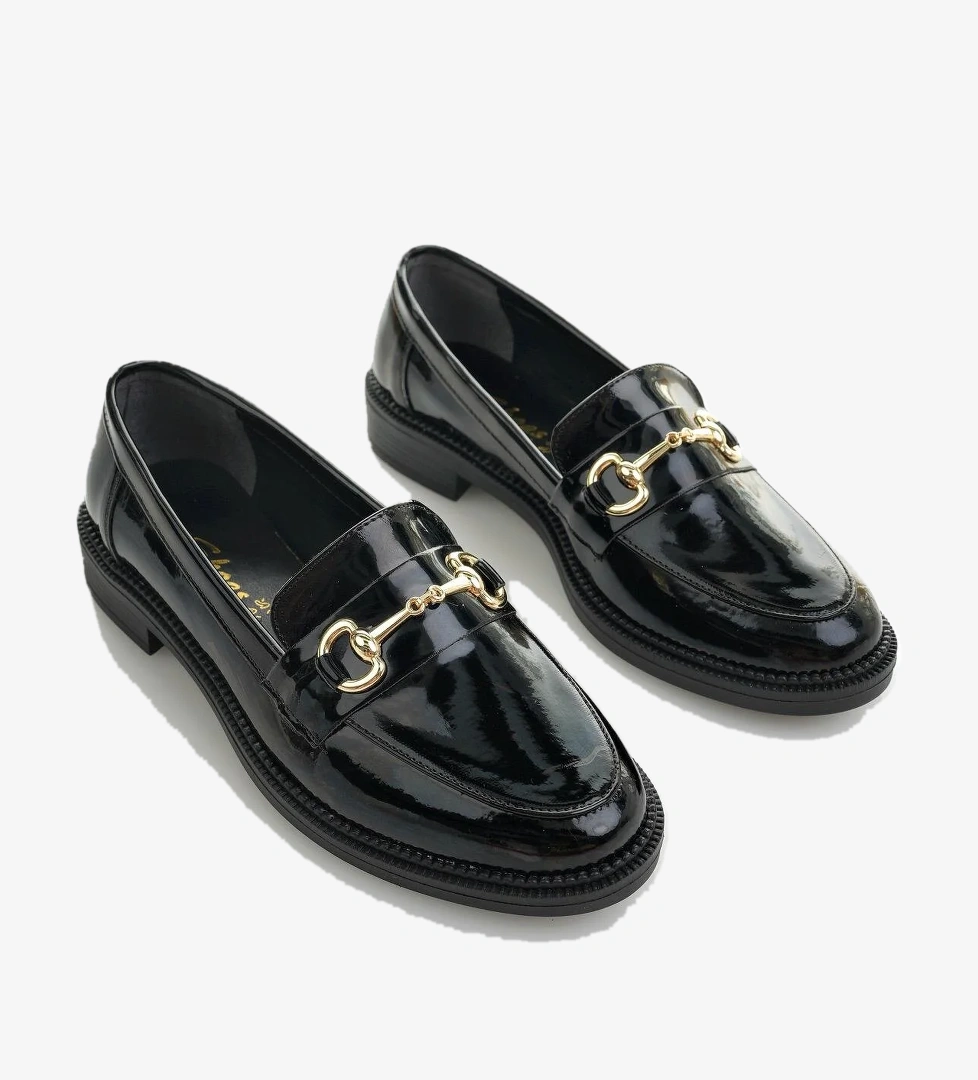 SUSSİE Garantili Metal Tokalı Kadın Loafer Günlük Ayakkabı