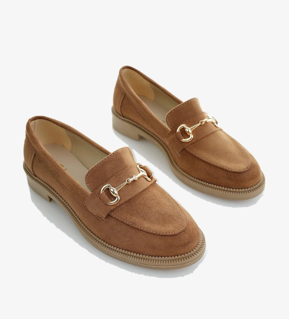 SUSSİE Garantili Metal Tokalı Kadın Loafer Günlük Ayakkabı