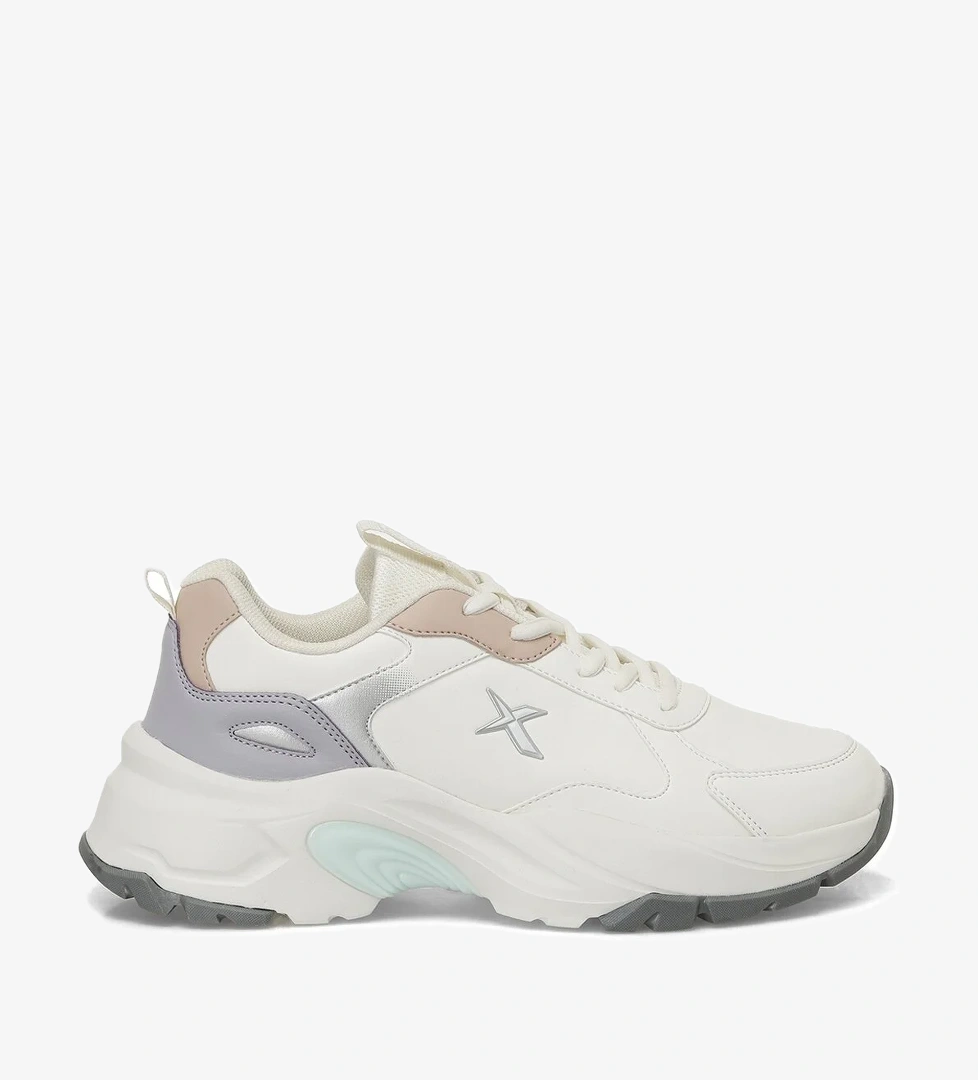 VALERIA PU W 4PR Ekru Kadın Sneaker - Görsel 1