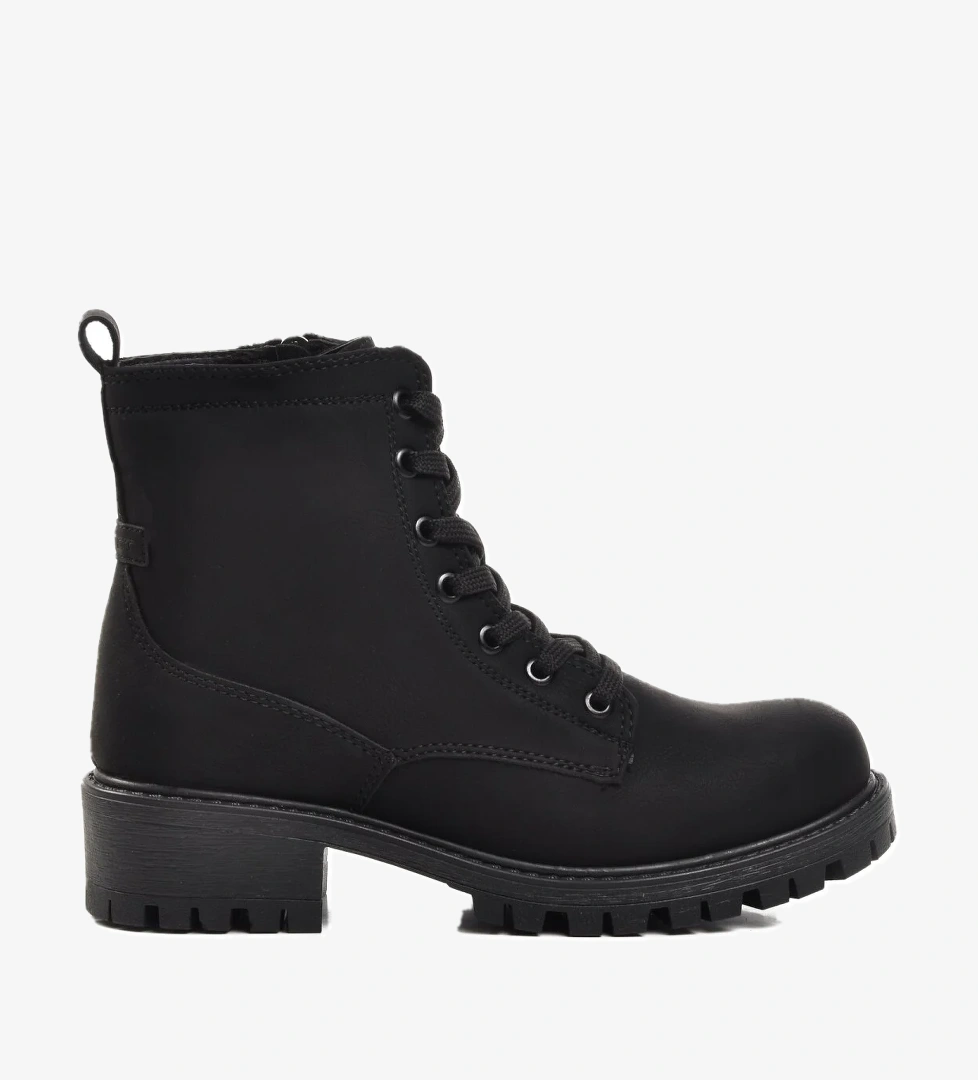 23008 Siyah İçi Polarlı Kadın Bot - Görsel 1