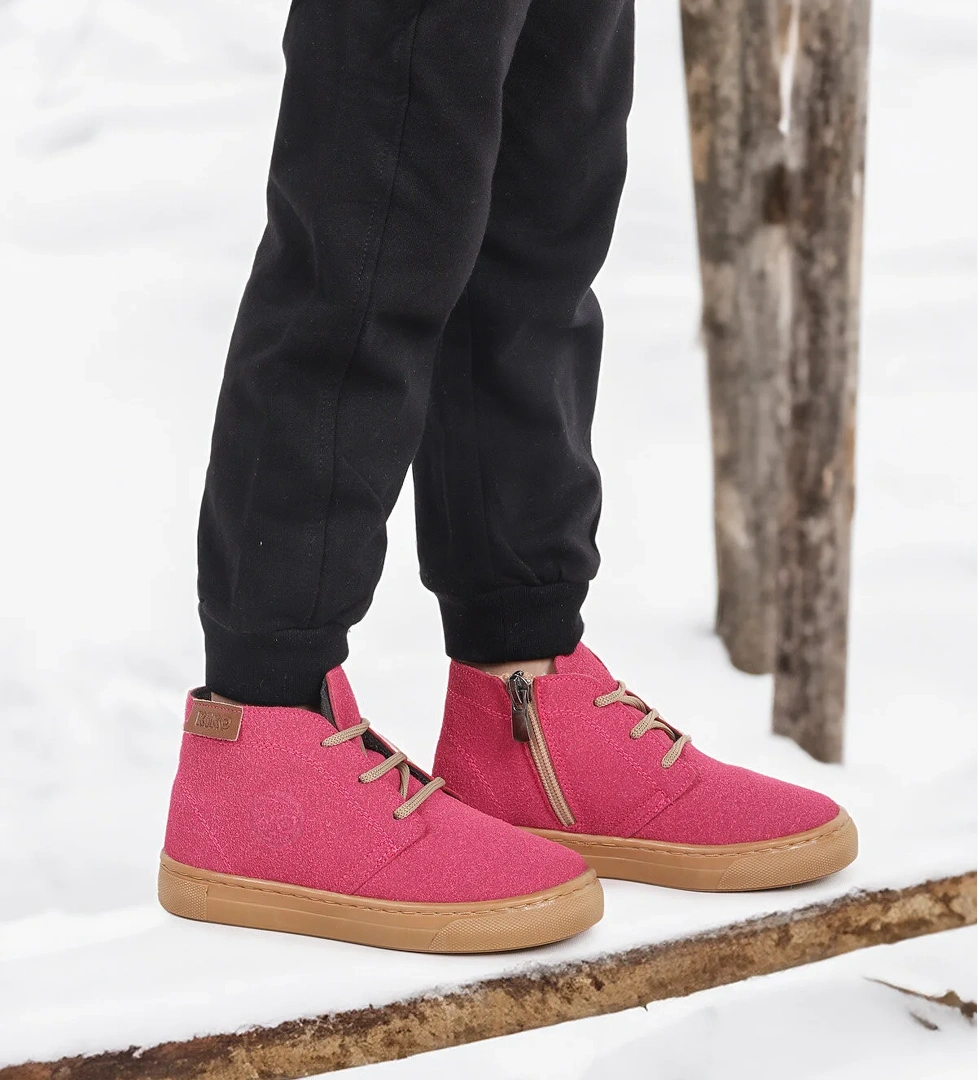 Homer Fermuarlı Kız Çocuk Günlük Bot Ayakkabı Fuşya