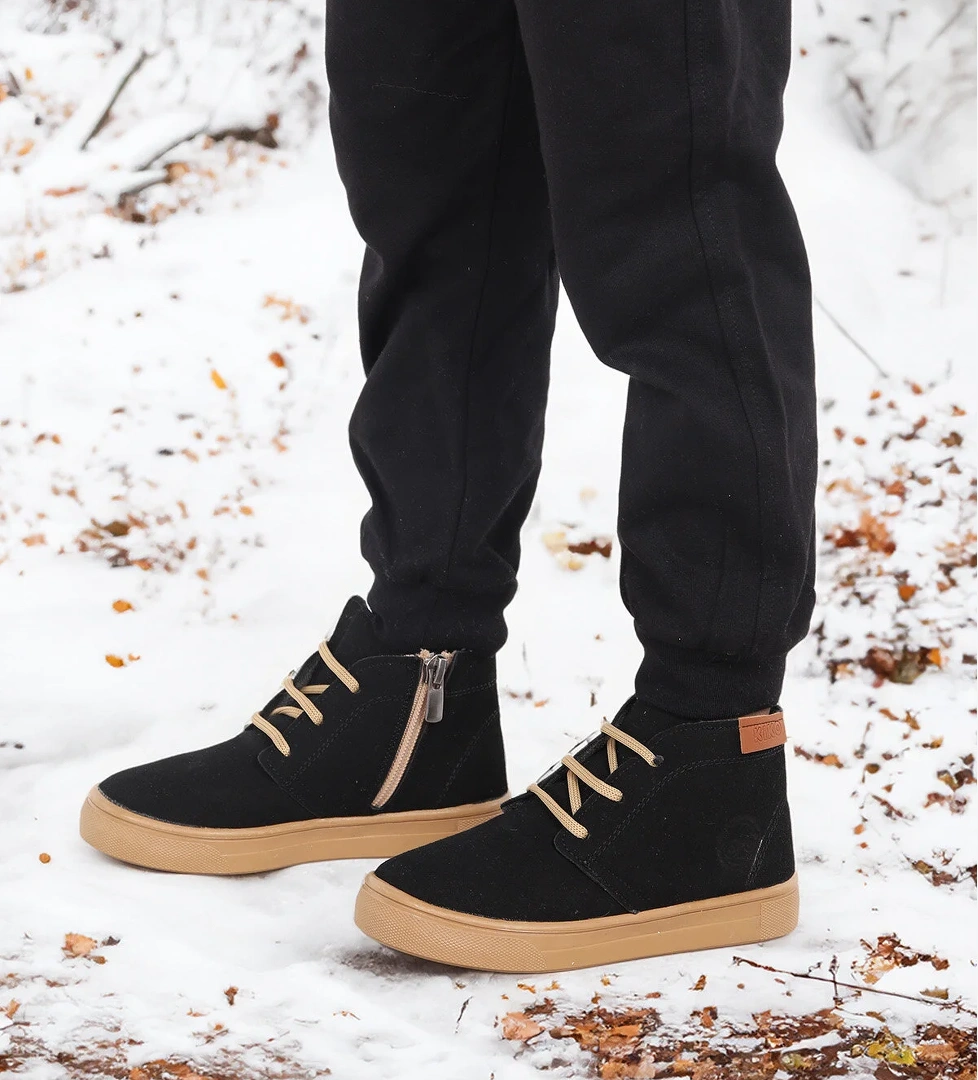 Homer Fermuarlı Erkek Çocuk Günlük Bot Ayakkabı Siyah - Görsel 1