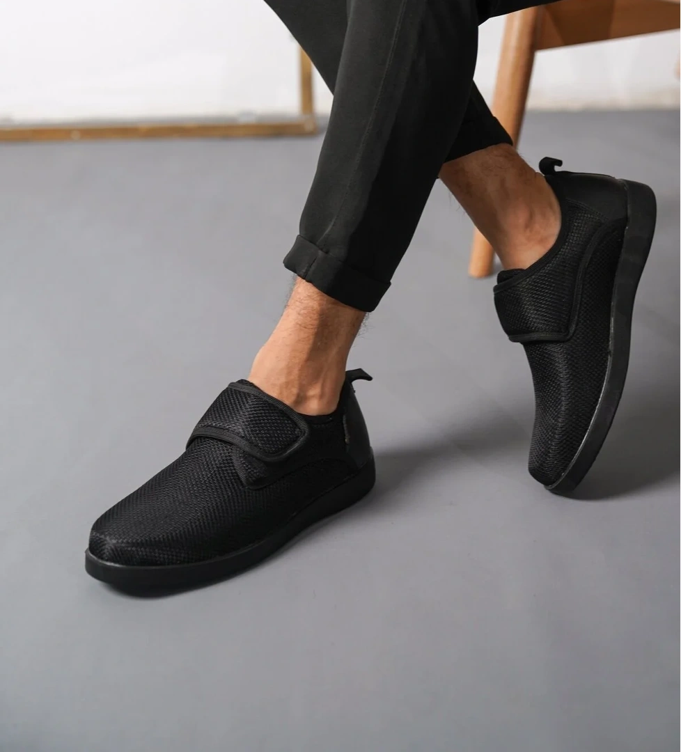 D3250 Günlük Ortopedik Cırtlı Garantili Erkek Klasik Ayakkabı