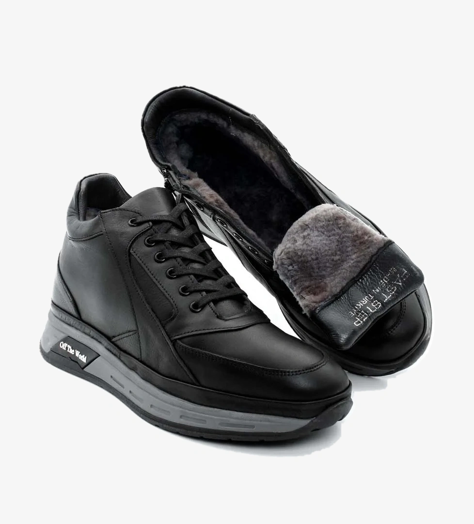 Hakiki Deri Kürklü Erkek Spor Bot 722KMA317