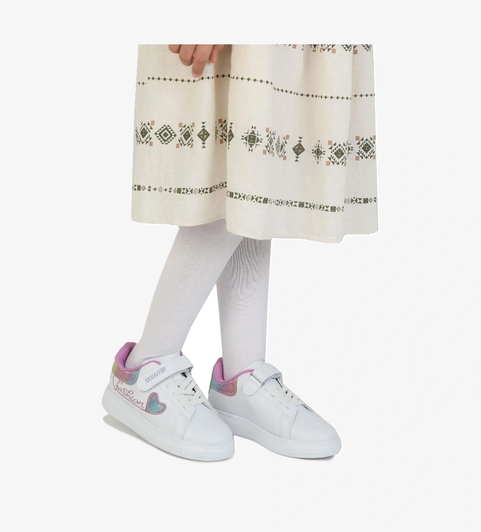 Skuaiter Skuaıter 011Mc Byz-Lila Kız Çocuk Sneaker Spor Ayakkabı model görseli