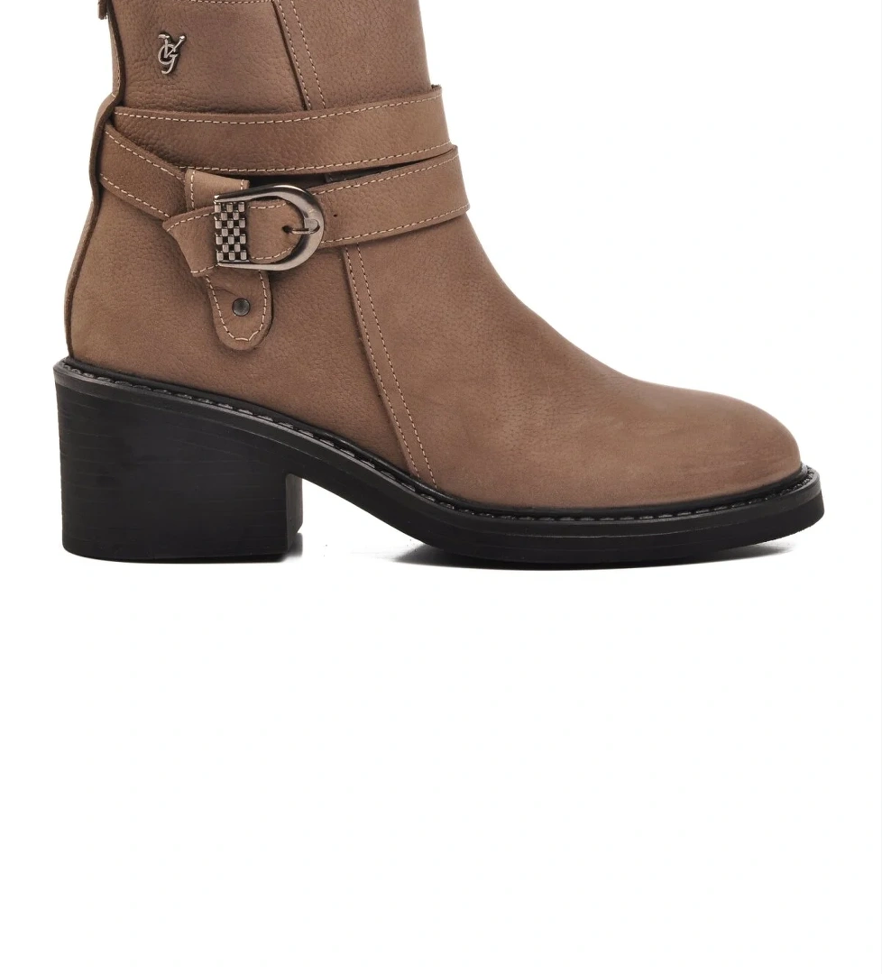 Voyager 9874 Vizon Siyah İçi Polarlı Kürklü Hakiki Deri Kadın Bot model görseli