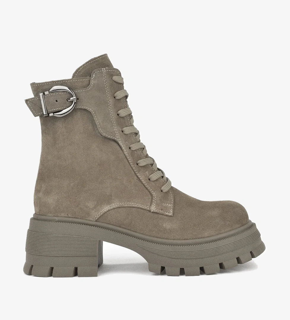 Kadın Hakiki Deri Bot 143359Z6162 Vizon