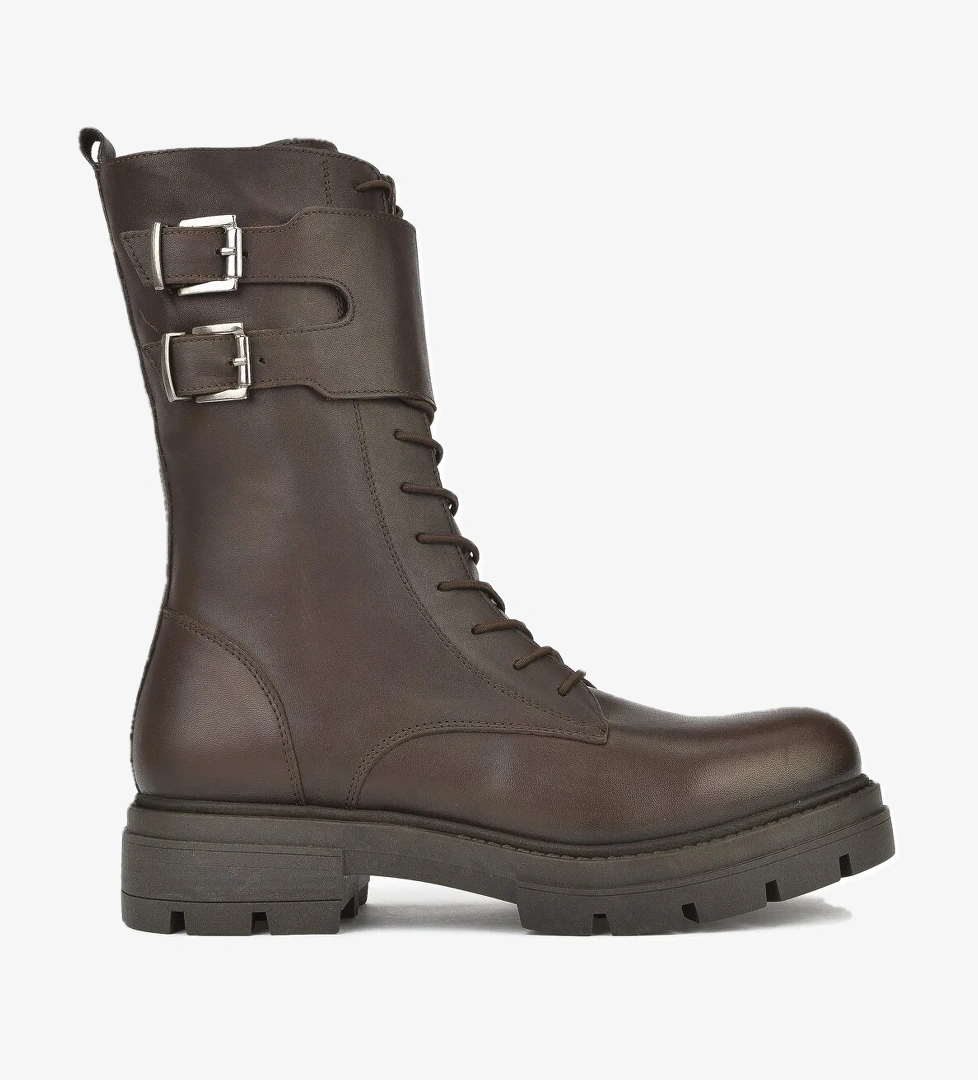 Ziya Kadın Hakiki Deri Bot 14319Z66382 Kahve model görseli