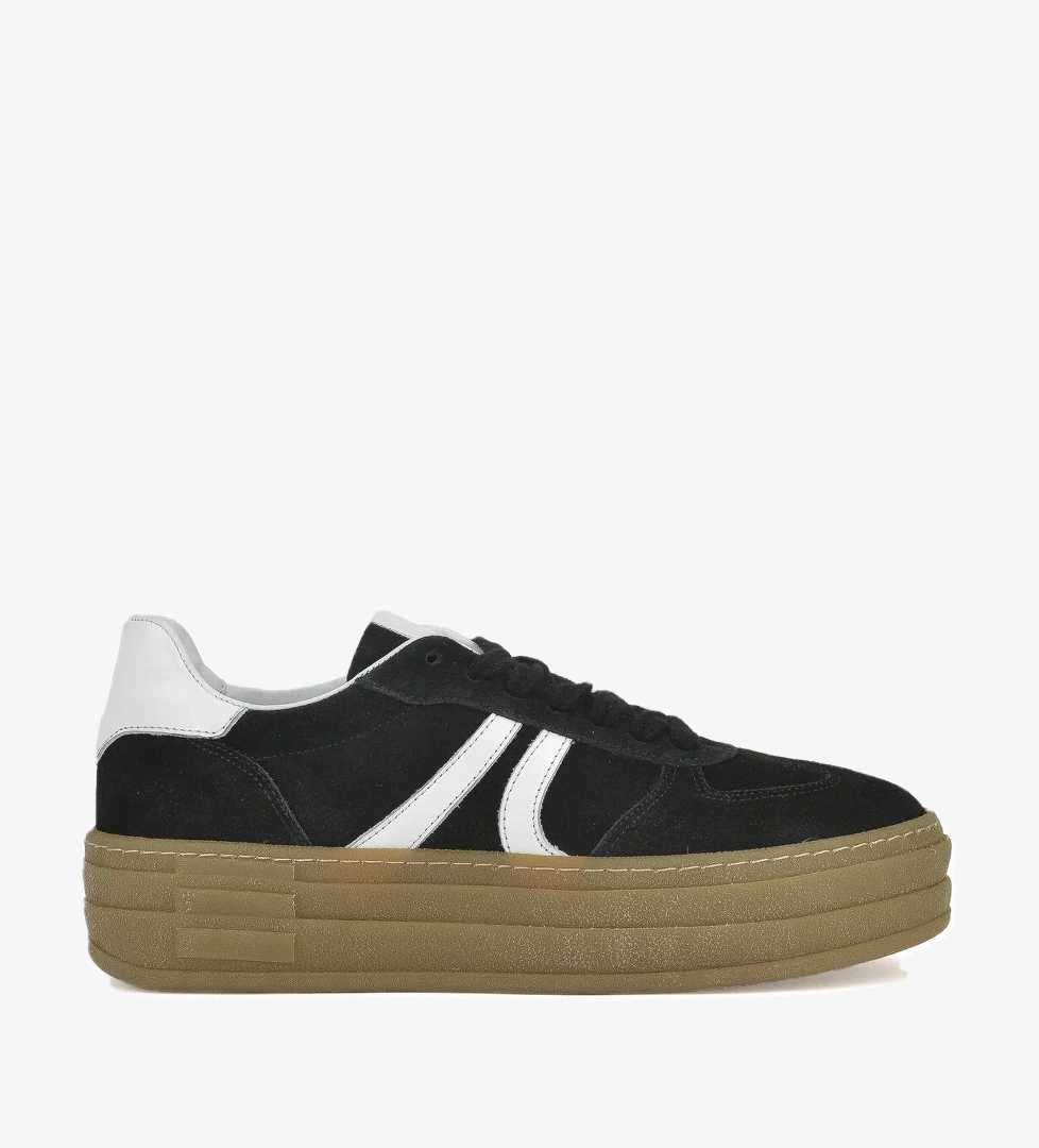 Kadın Hakiki Deri Sneaker 1431000Z6640 Siyah