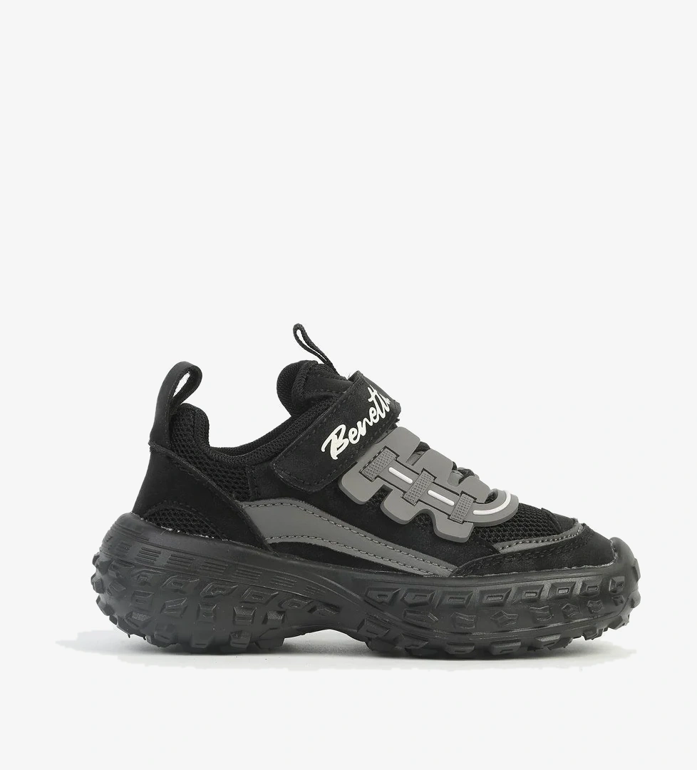 ® Siyah Çocuk Spor Ayakkabı İTHAL BNI-11136