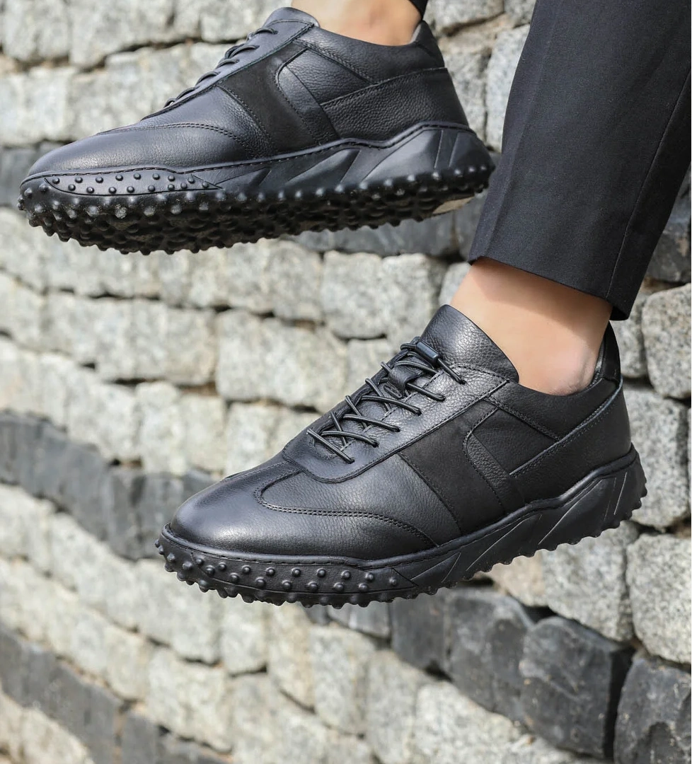 Hakiki Deri Erkek Casual Ayakkabı 815MA445 - Görsel 1