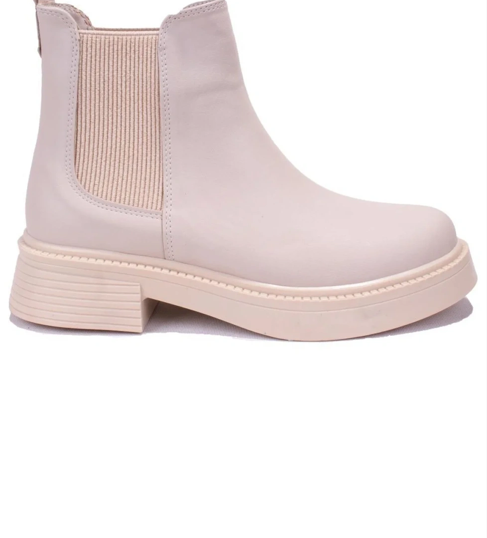 Dagoster DZA07-3892401 Bej Günlük Düz Taban Kadın Bot model görseli