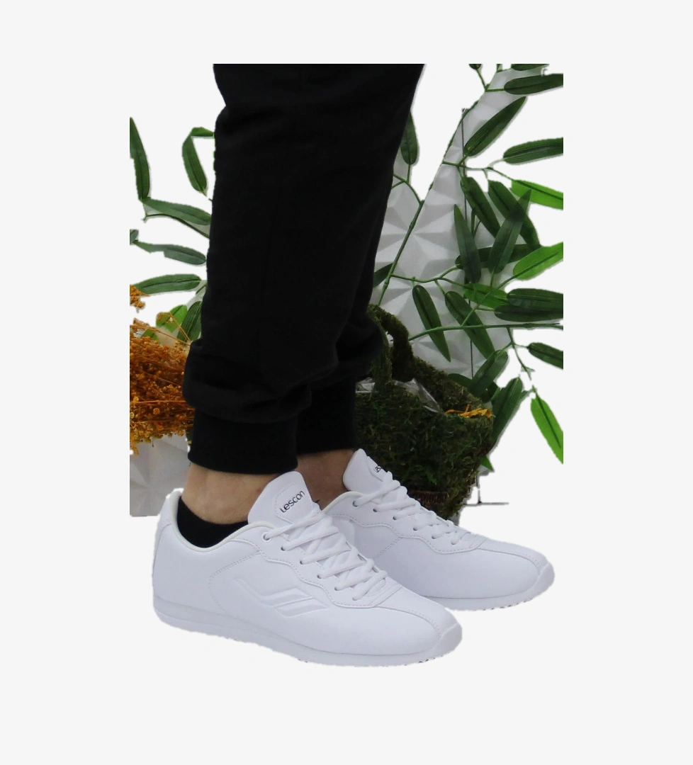 Lescon Neptun 5 Beyaz Rahat Esnek Orijinal Ürün Sneaker Spor Ayakkabı model görseli