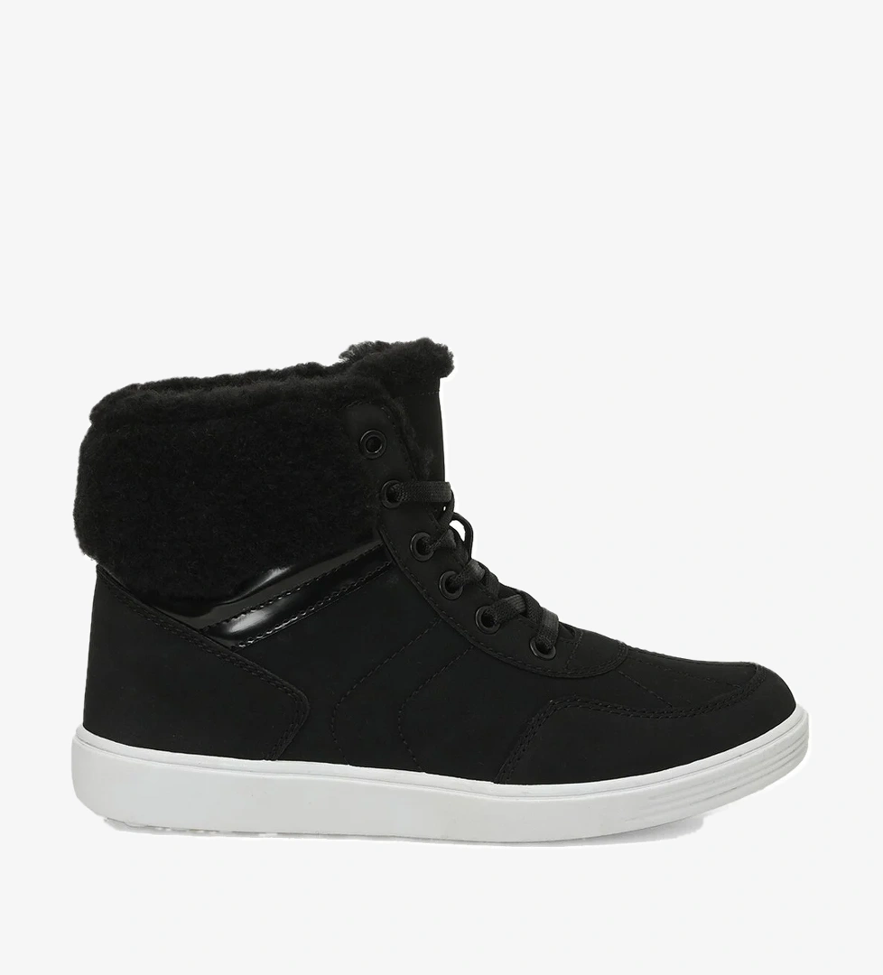 TRX24K-608 4PR Siyah Kadın Sneaker Bot - Görsel 1