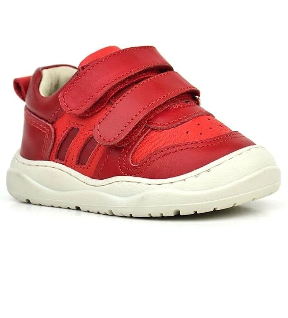 Rakerplus Schaggy Hakiki Deri Kırmızı Bebek Spor Ayakkabı model görseli