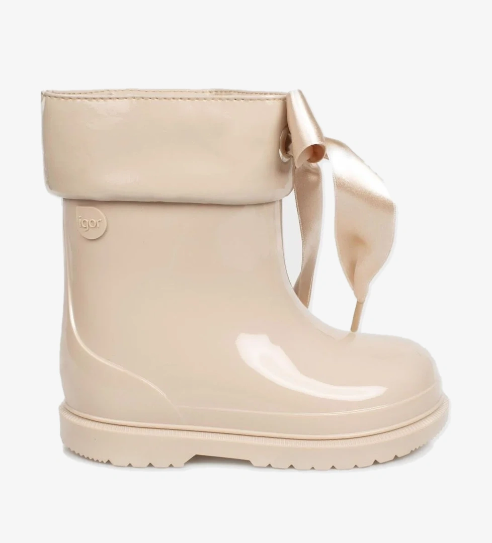 Kız Çocuk Yağmur Çizmesi W10238 BEJ