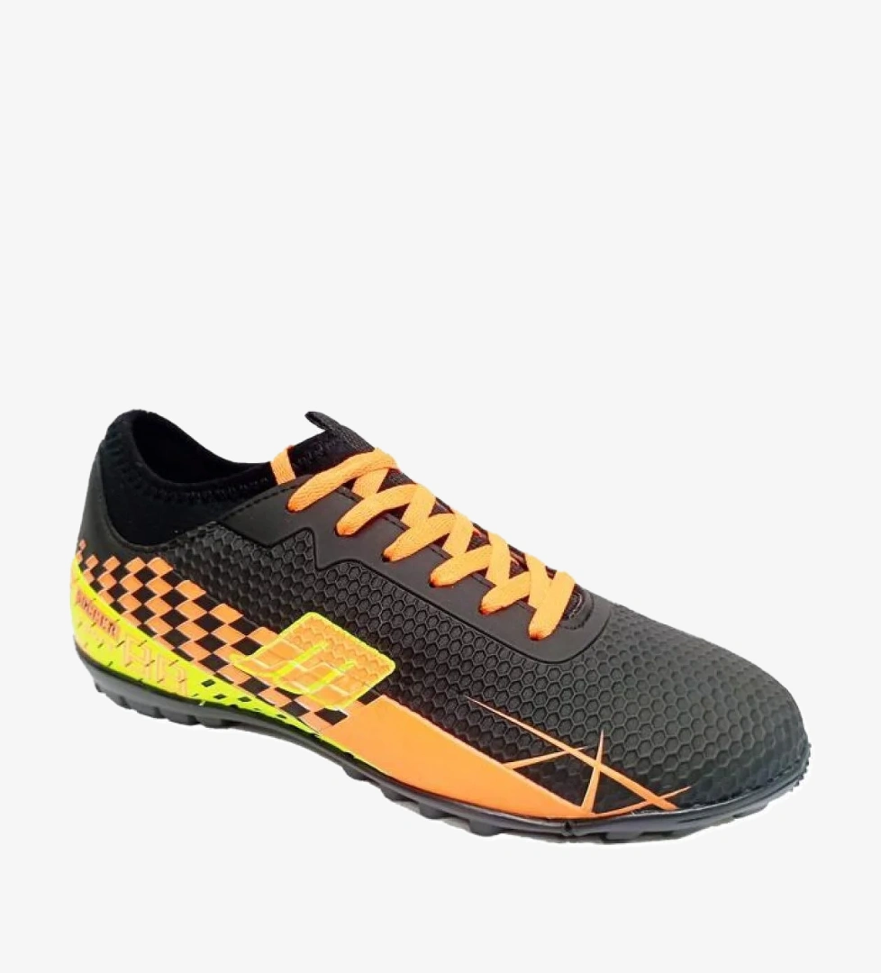 1138 GR Futbol Halı Saha Kramponu 36-40 Siyah Turuncu - Görsel 1