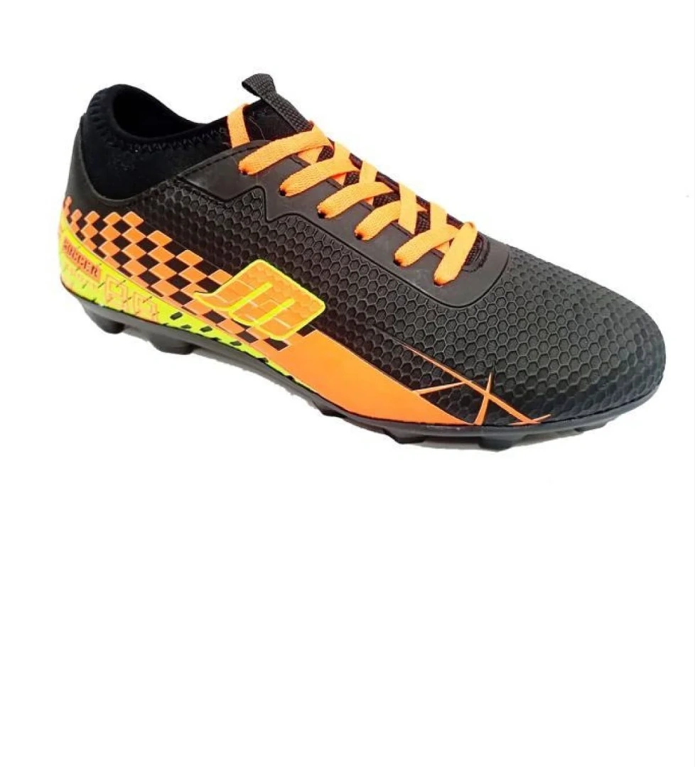 1139 MR Futbol Çim Kramponu 40-44 Siyah Turuncu - Görsel 1
