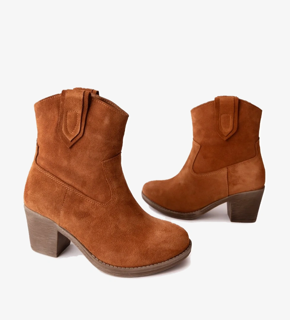 Gondol Kadın Hakiki Deri Western Tarz Bot anl.2800