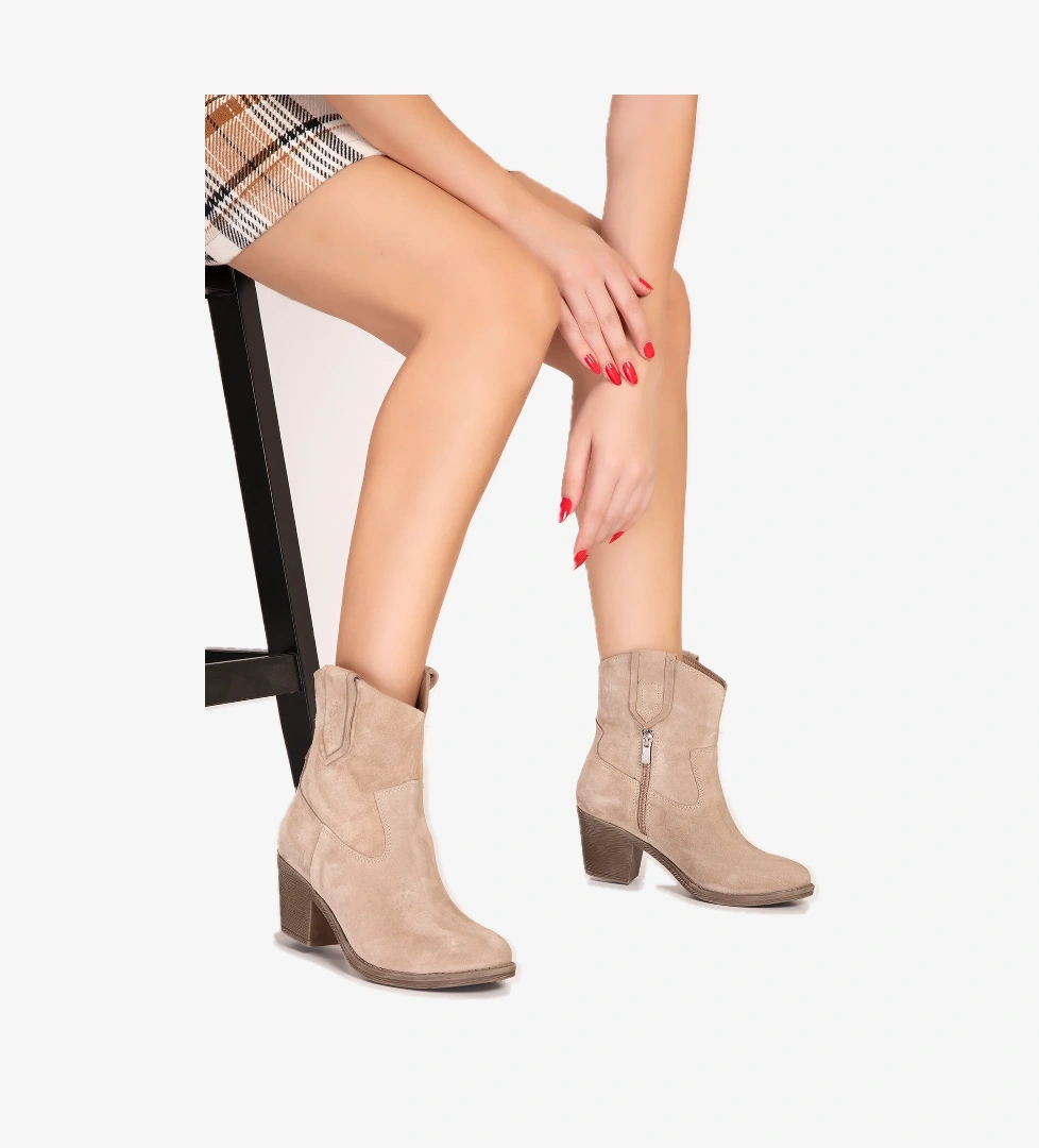 Gondol Kadın Hakiki Deri Western Tarz Bot anl.2800