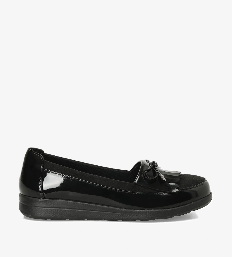 166550.RZ4PR Siyah Kadın Loafer - Görsel 1
