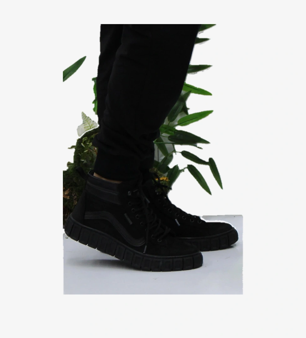 250117 Siyah Nubuk Rahat Esnek Orijinal Ürün Erkek Bot - Görsel 1