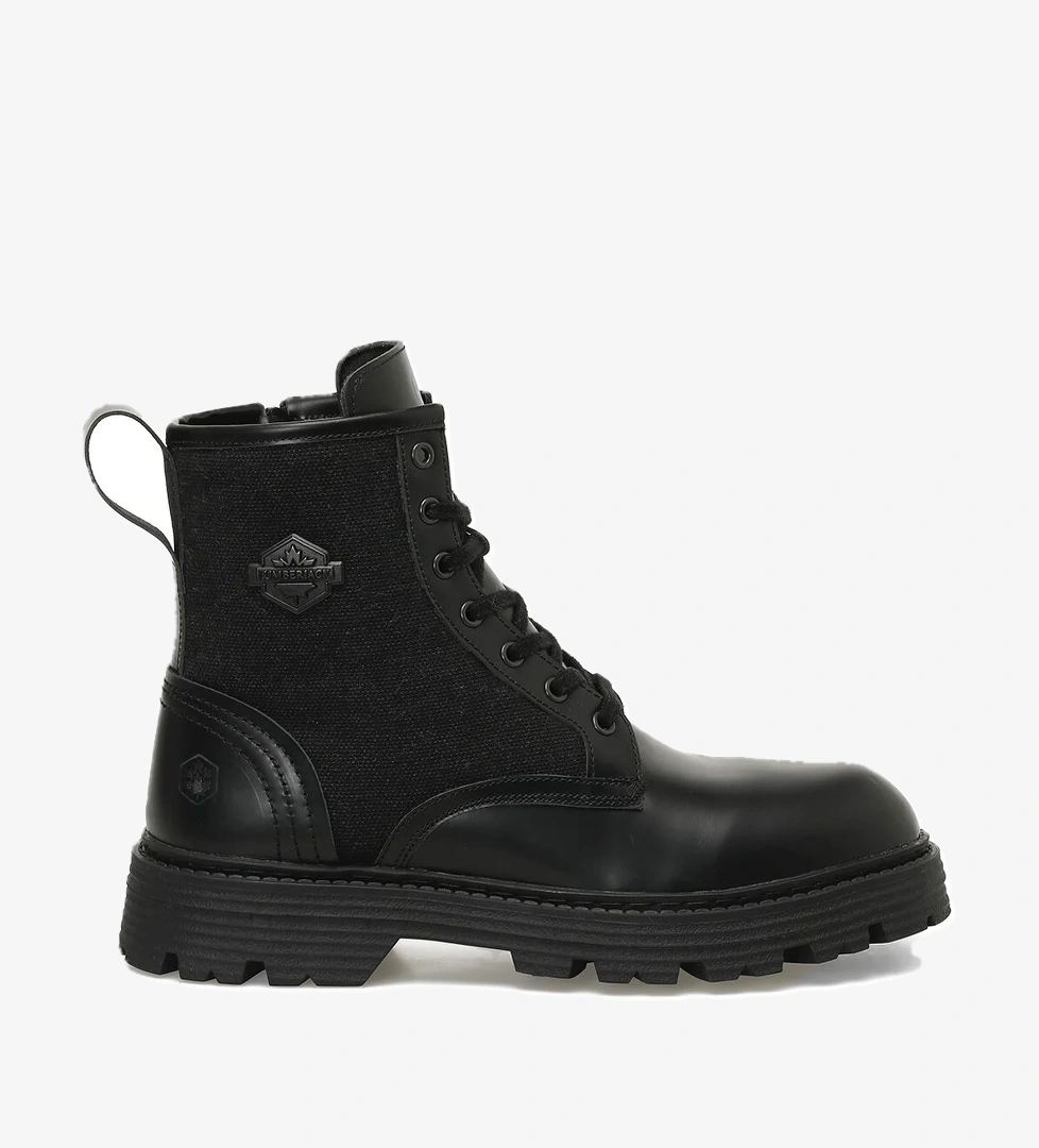 Lumberjack HARRISON 4PR Siyah Erkek Biker Bot - Görsel 1