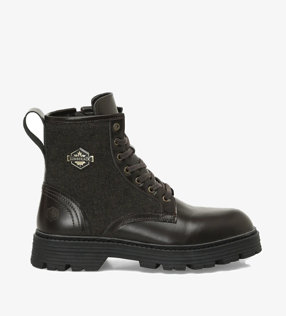 HARRISON 4PR Kahverengi Erkek Biker Bot - Görsel 1