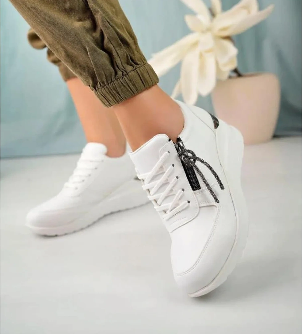 Snicker 02961 Kadın Gizli Topuklu Spor Ayakkabı - Görsel 1