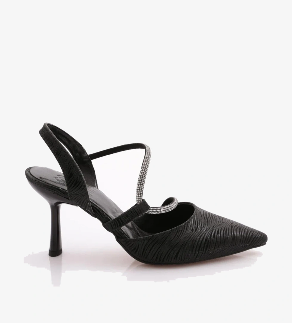 Dgn 4151 Kadin Taş İşlemeli Abiye Ayakkabi model görseli