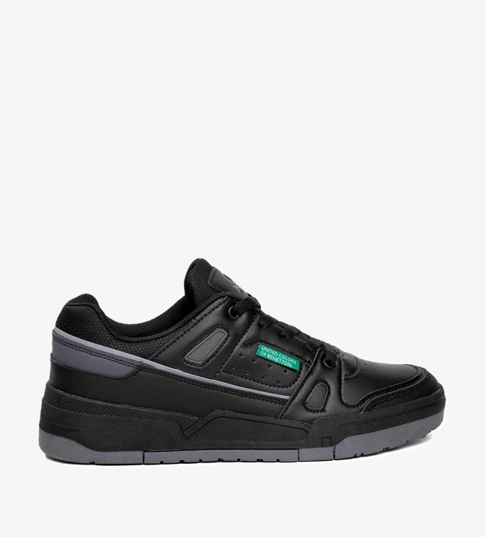 Benetton BNI-11135 Erkek Klasik Sneaker Siyah model görseli