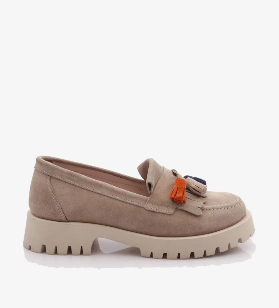 Dgn 2836 Kadin Püsküllü Loafer Ayakkabi model görseli