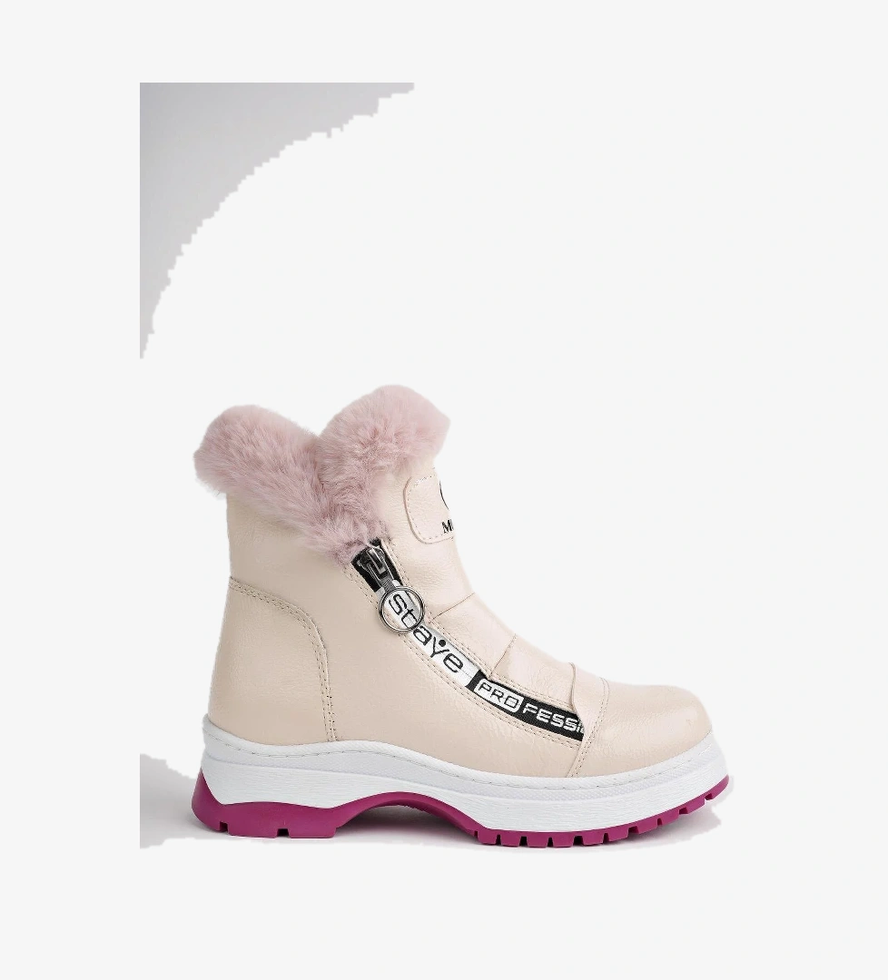 BUBBLE Garantili Kaymaz Taban İçi Kürklü Yandan Fermuarlı Çocuk Bot