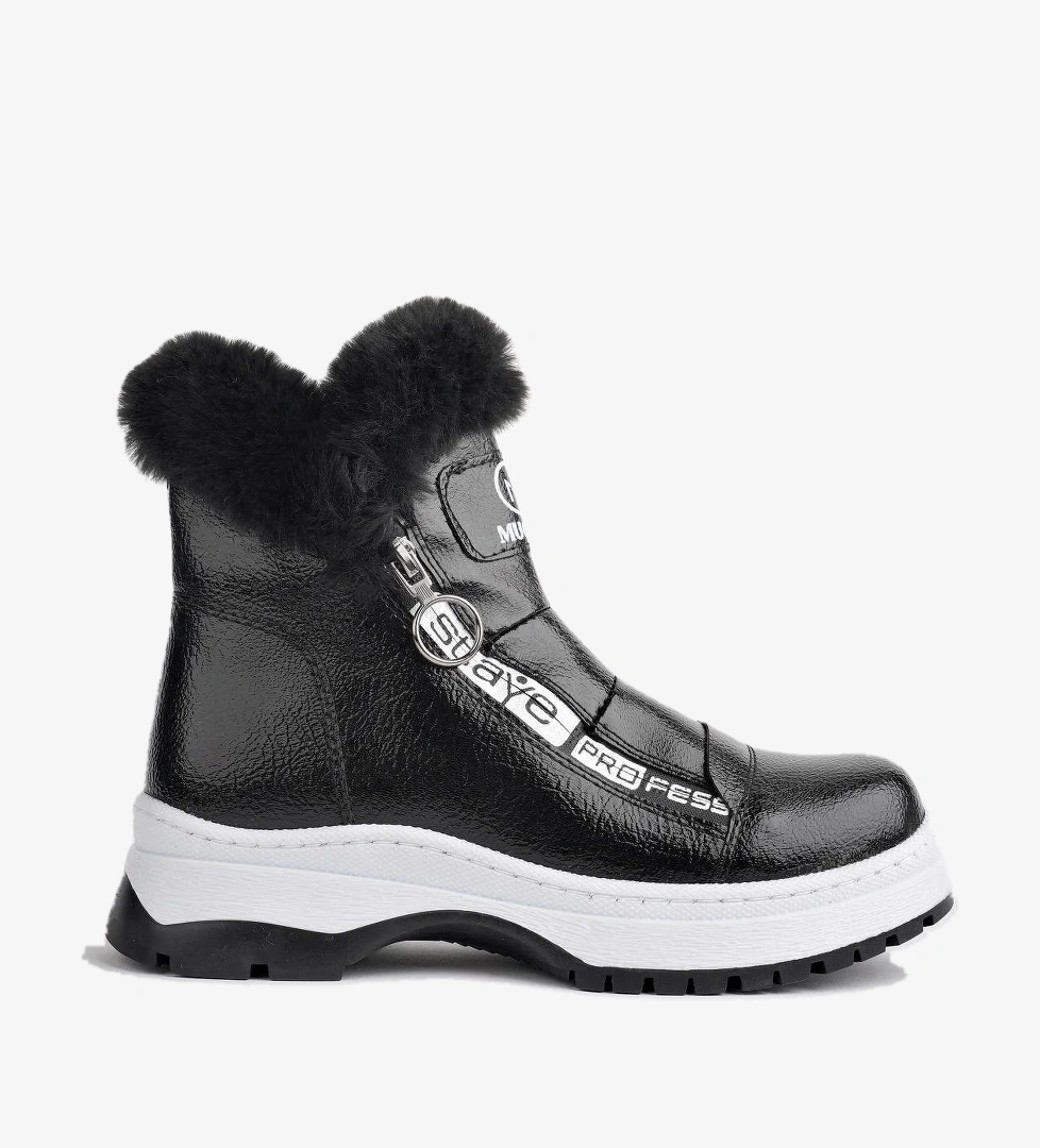 BUBBLE Garantili Kaymaz Taban İçi Kürklü Yandan Fermuarlı Çocuk Bot