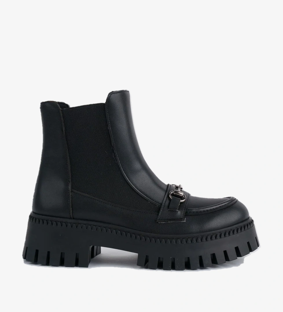 VESPER Garantili Tokalı Kalın Taban Kadın Chelsea Bot