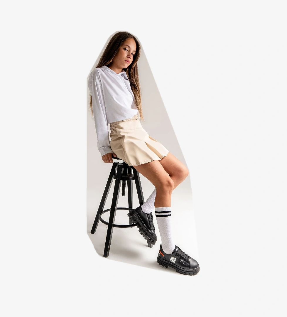 Mnpc Kız Çocuk Siyah Anatomik Günlük Ayakkabı model görseli