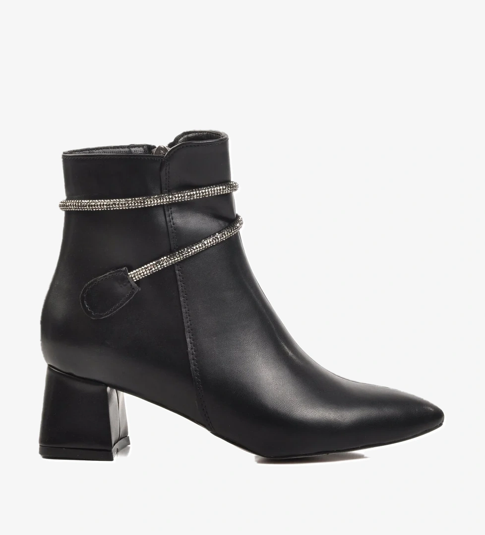 267 Siyah İçi Polarlı Kadın Bot - Görsel 1