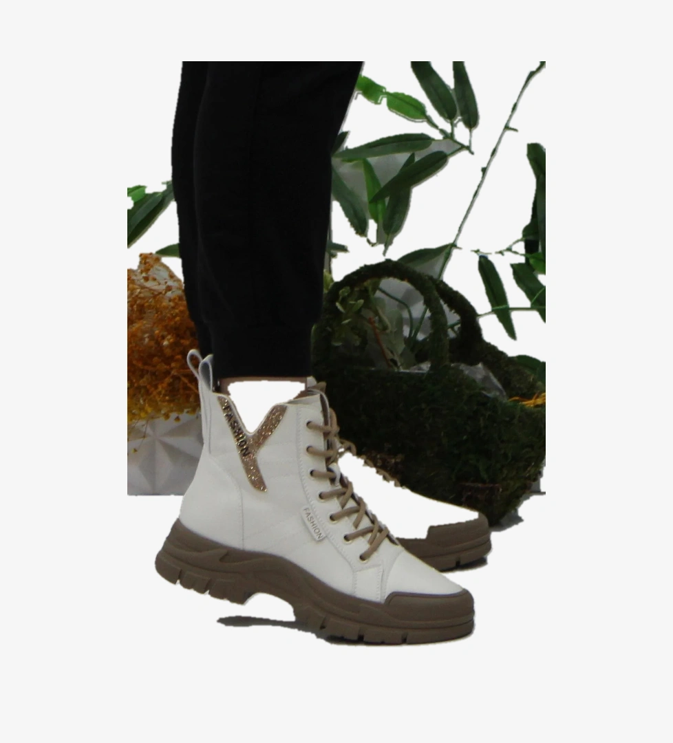 Fort Guja 24K310-14 Camel Orijinal Ürün Yumuşak Esnek Kaymaz Taban Kadın Bot model görseli