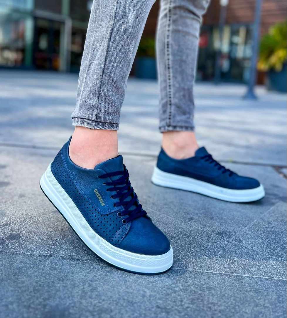 CH043 CBT Cowien Erkek Ayakkabi LACIVERT - Görsel 1