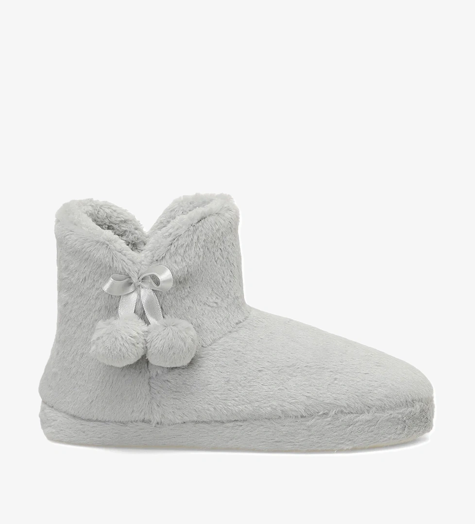 607077.Z4PR GRI Kadın Panduf - Görsel 1