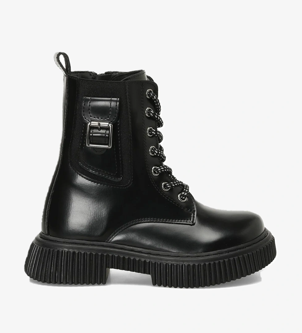 Polaris BENNA F 4PR Siyah Kız Çocuk Biker Bot - Görsel 1