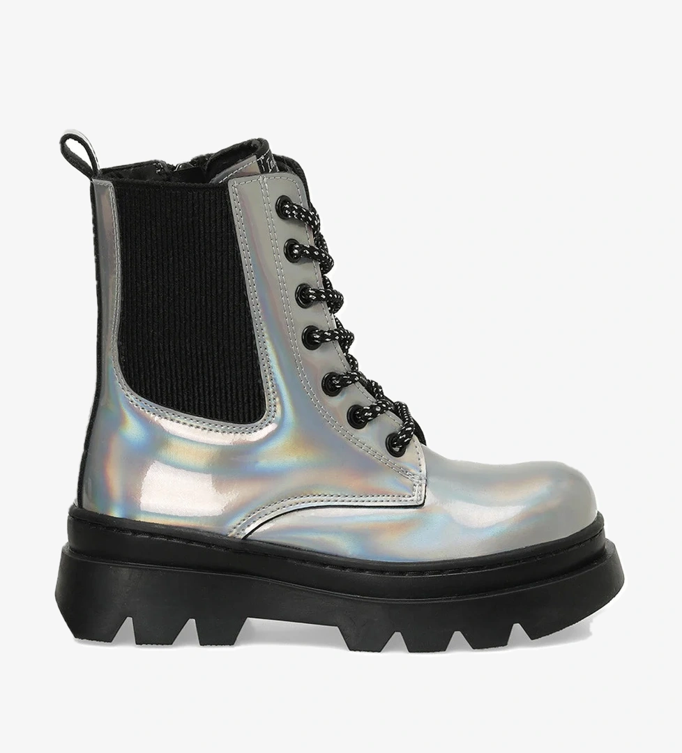 Polaris TORCIA 4PR Gümüş Kız Çocuk Sneaker Bot - Görsel 1