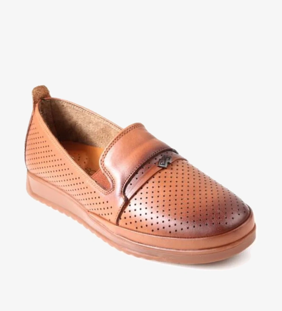 Scavia 02686 Orto Pedik Hakiki Deri Kadın Günlük Ayakkabı - Görsel 1