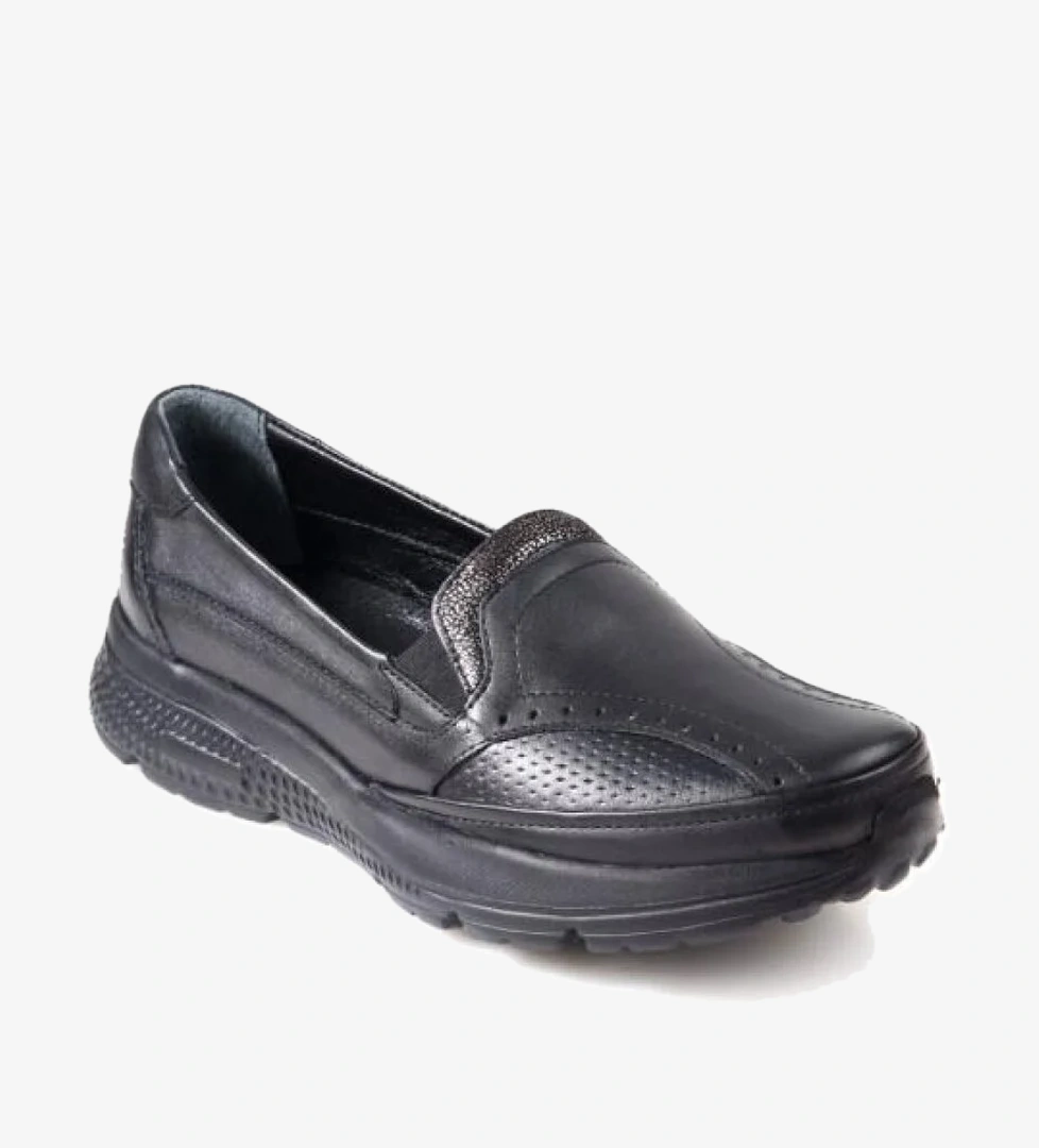 040 Orto Pedik Günlük Kadın Deri Ayakkabı - Görsel 1