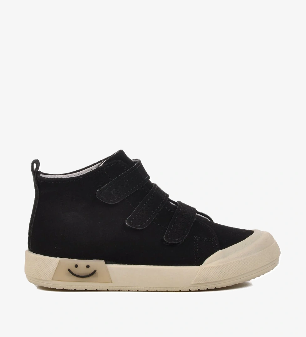 Siyah Unisex Cırtlı Çocuk Sneaker 34-P - Görsel 1