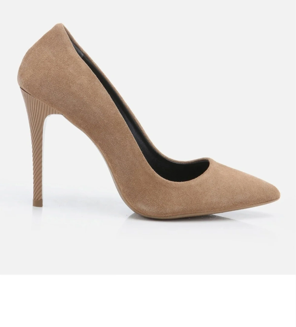 Hotiç Kadın Deri Vizon Stiletto model görseli